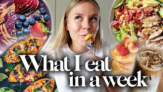 DAS alles esse ich in einer Woche 🥗🍔🍝  What I eat in a week   Dagi [upl. by Sidoma59]