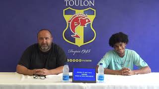 CONFÉRENCE DE PRESSE 2425  SC Toulon vs Marignane Gignac [upl. by Soll]