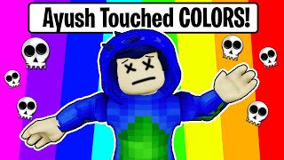 ROBLOX BUT WE CANT TOUCH COLORS 😱 [upl. by Mandal719]