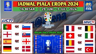 Jadwal 16 Besar Piala Eropa 2024  PORTUGAL vs SLOVENIA  SPANYOL vs GEORGIA  EURO 2024 [upl. by Ehcnalb365]