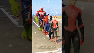 GATFIVESPIDERMANVSVANOMSTRONGERWHOISMOSTPOWERFUL🤔mhmukul shorts short shortvideo song [upl. by Eniala366]