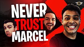 NEVER TRUST MARCEL AFTER DARK WITH LUPO AND BASICALLYIDOWRK Fortnite Battle Royale [upl. by Annaynek]