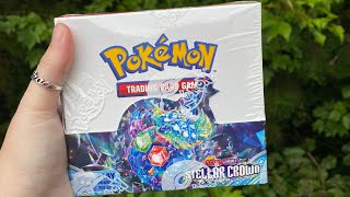 Opening a whole Stellar Crown Booster Box [upl. by Aramas]