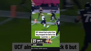 UCF drops ball at 1 Yard Line sports viralvideo football nfl highlights [upl. by Mitran]