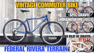 Vintage Commuter 26 Federal Rivera Terrain Deore 10 speed by Tustelobike ‼️ [upl. by Tatiana]