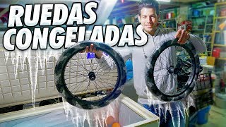 HINCHAMOS LAS RUEDAS DE MI BMX CON AGUA Y LAS CONGELAMOS [upl. by Raleigh]