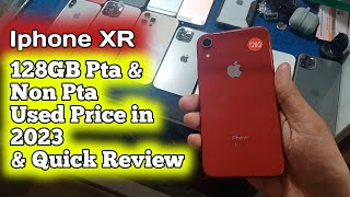 iphone XR used price in Pakistan  iphone XR review in 2023 [upl. by Arrehs218]