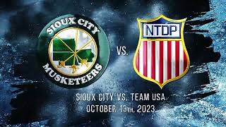 HIGHLIGHTS USA U17s vs Sioux City Musketeers 101323 [upl. by Allekim]