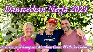 Intervju med dansparet Matthias Grave amp Ulrika Hallberg Dansbanssidancom [upl. by Oirazan215]