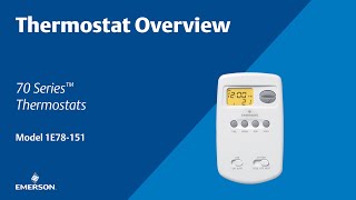 70 Series  1E78151  Thermostat Overview [upl. by Alic]