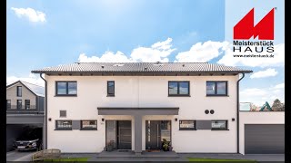 MeisterstückHAUS  Individuelles Doppelhaus mit Carport und Garage [upl. by Elocal]