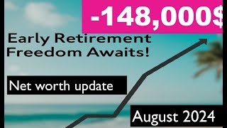 Net worth update towards early retirement August 2024 [upl. by Llennaj747]