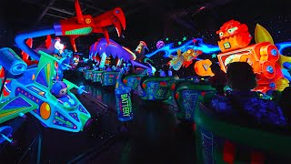 Buzz Lightyear Astro Blasters at Disneyland Park 4K60 POV [upl. by Aihsad]