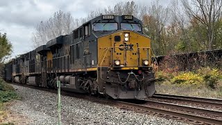 CSX 3032 Garbage Train 1016 New Spot [upl. by Massie]