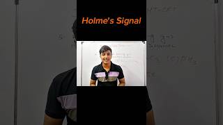 Gas use in HOLMES SIGNAL chemistry neet shorts jee [upl. by Eirod]