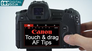 Canon Quick Tips Touch amp Drag AF Points on Canon Cameras 2019 [upl. by Nylek]