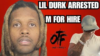 Lil Durk Arrested In Florida Over Murder For Hire Plot [upl. by Orlina]