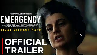 EMERGENCY MOVIE  Official Trailer  Kangana Ranaut  Emergency Trailer  Emergency First Look [upl. by Orodoet]