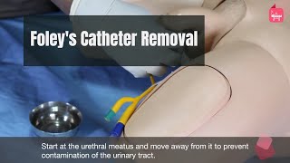 How to Remove urinary foleys  catheter male [upl. by Maccarthy]