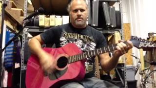 BC Rich Thinline Vs Acoustic part 1 [upl. by Ruamaj102]