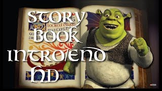 Shrek All StoryBook IntroEnding HD [upl. by Airotnes]