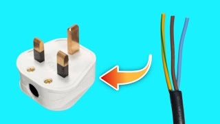 uk 3 pin plug wiring  how to wire a uk plug  wiring a british plug [upl. by Glassco]