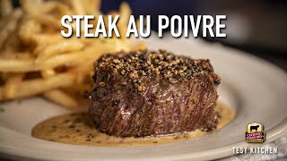 How to Make Steak Au Poivre  Classic French Recipe [upl. by Ronnie]