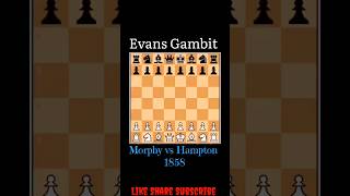 😍👌Evans Gambit chess shortsviral shortsfeed [upl. by Powe526]