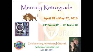 Mercury Retrograde in Taurus  April 28  May 22 2016 [upl. by Hike]