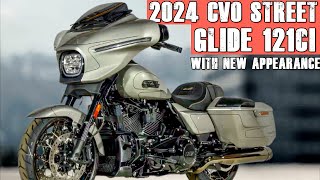 SHOCKS 2024 Harley Davidson CVO Street Glide 121 ci  with new appearance [upl. by Adnohsat203]