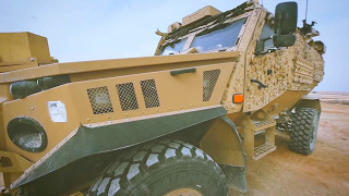 British Army  Foxhound 4X4 MRAP Vehicle 1080p [upl. by Kensell]