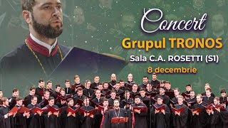 🔴 LIVE Grupul psaltic TRONOS  Concert de colinde la Palatul Parlamentului din București [upl. by Eizzo]