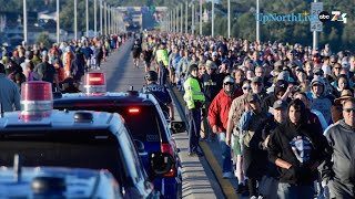 WATCH 2024 Mackinac Bridge Labor Day Walk [upl. by Salakcin]