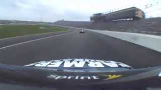 Kasey Kahne onboard 2012 Hollywood Casino 400 at Kansas last 15 laps [upl. by Susann]