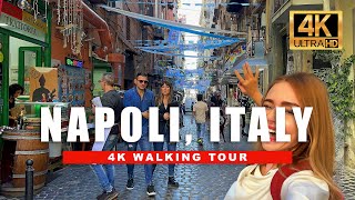 🇮🇹Naples Italy  Walking the Streets of Italy  City Walking Tour  4K HDR  60fps [upl. by Barrett]