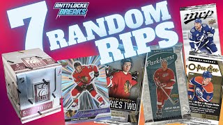 quotHall of Fame Patchquot  7 RANDOM RIPS Random Hockey Card Packs S3E18 [upl. by Byran]