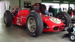 Vintage Indy Sprint Car Roadster V8 Gateway Motorsports Park [upl. by Mukerji]