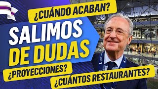 🚧 ¿CÓMO ILUMINARAN EL ESTADIO ¿MEJORES RESTAURANTES Obras del Santiago Bernabéu [upl. by Sergio]