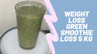 Weight loss green smoothie recipe  green smoothie for weight loss super green smoothie aim life [upl. by Woody641]