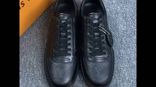 Louis Vuitton Mens Rivoli sneakers Monogram Eclipse 1A3MIJ [upl. by Danczyk]