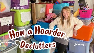 Declutter the Hoarded Basement  Mindset of Hoarding Disorder [upl. by Coleen]