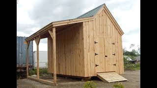 quotThe 10X16 Hobby Housequot  DIY Home Studio Office Workshop or Tiny House [upl. by Ranite12]