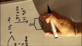 Stork enamine reaction  Chemistry ⚗️ [upl. by Gabbey]