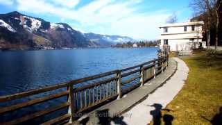 Von Thumersbach am Zeller See mit Blick auf das Grandhotel downtown Zell Salzburger Land Pinzgau [upl. by Pascale]