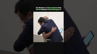 Gukeshs Dad Reaction After His Son Became World Chess Champion chess Shorts [upl. by Vola100]