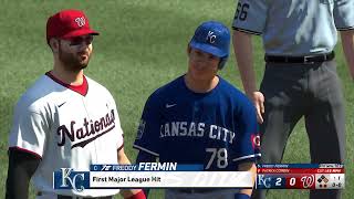 MLB The Show 24  Kansas City Royals vs Washington Nationals [upl. by Assirat318]