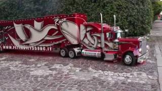 Peterbilt 359 RC 14 Trailer Light Show 1 [upl. by Nagn]