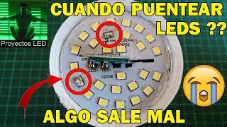 Podemos puentear leds reparacion que no sale muy bien 😢 [upl. by Yedsnil]