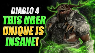 This Uber Unique Will Carry You Through All Endgame Content Uber Unique Gameplay  Diablo 4 [upl. by Meghan]