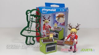 Playmobil Special Plus 70877 cuisinière de Noël  2022 [upl. by Leumel]